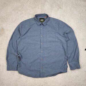 Howler Bros Blue Button Shirt Huckberry Men Size Extra Large XL REI Work Fishing